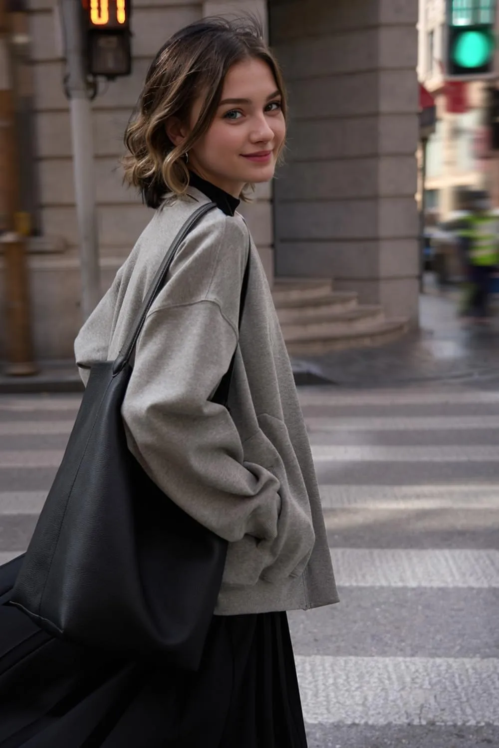 2025 Spring Streetwear Oversized Loose Lightweight Open Front Cardigan Sweaters for Women no Zip Up Casual Hoodies Sweatshirt
