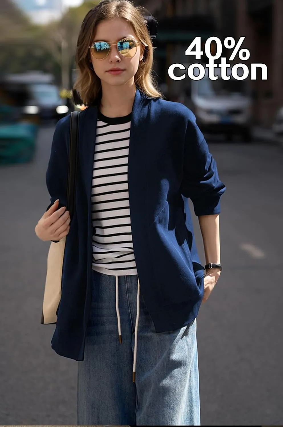 2025 Spring Streetwear Oversized Loose Lightweight Open Front Cardigan Sweaters for Women no Zip Up Casual Hoodies Sweatshirt