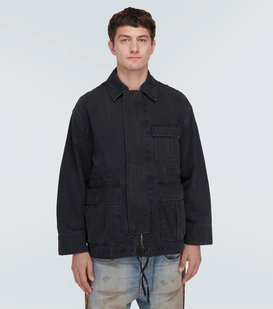 Acne Studios cotton shirt, black