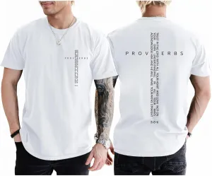 Christian Shirts for Men Vintage Religious Cross Bible Verse T-Shirt Jesus Faith Tshirt Inspirational Graphic Tees