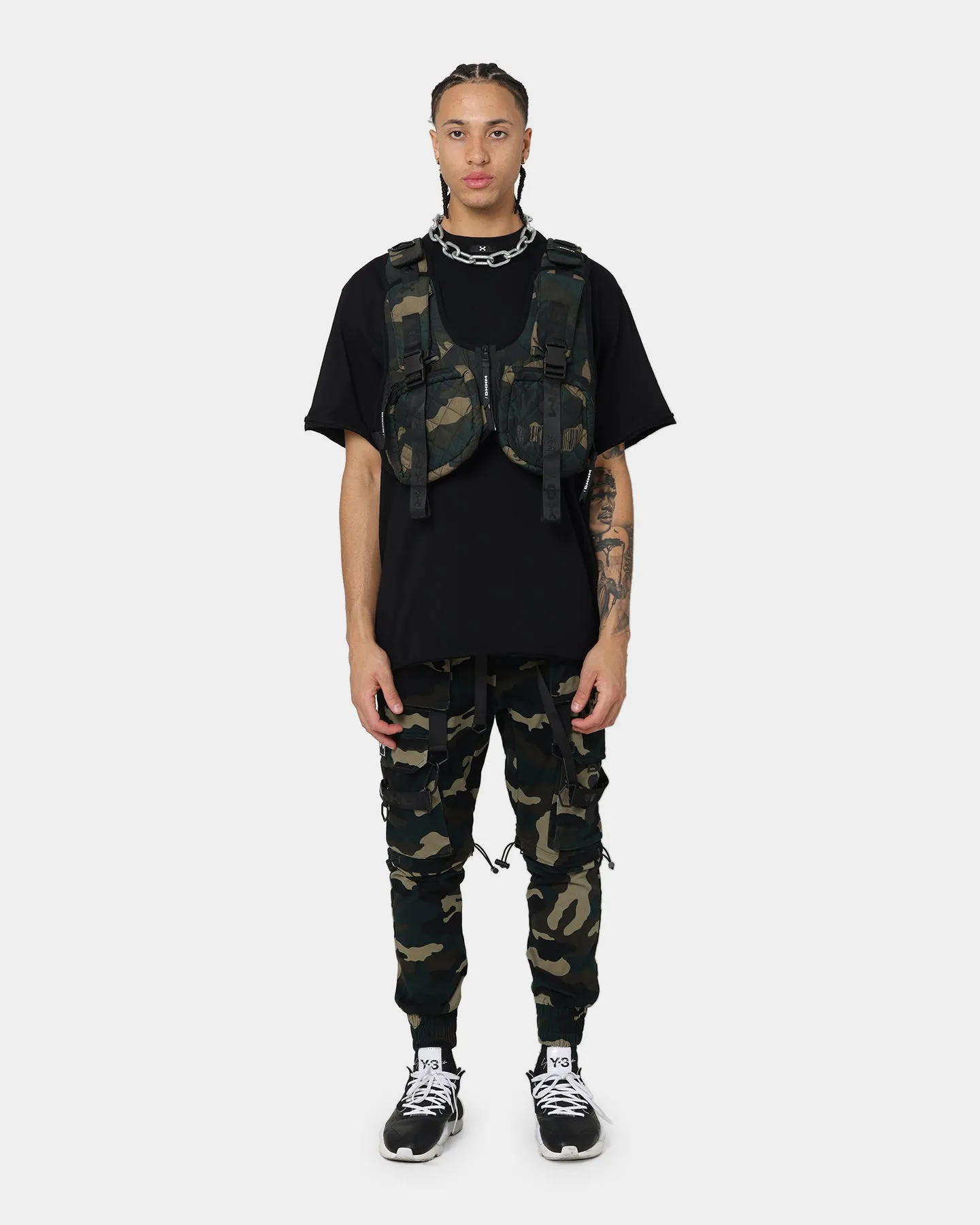 DXXMLIFE L-3 A Chain$aw Utility Vest Woodland Camo