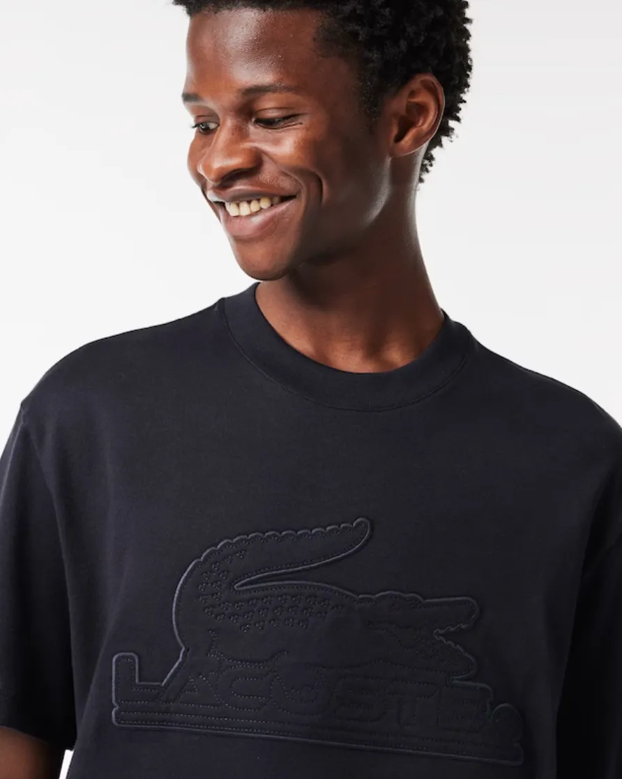 Lacoste Relaxed Fit Elevated Fleece T-Shirt
