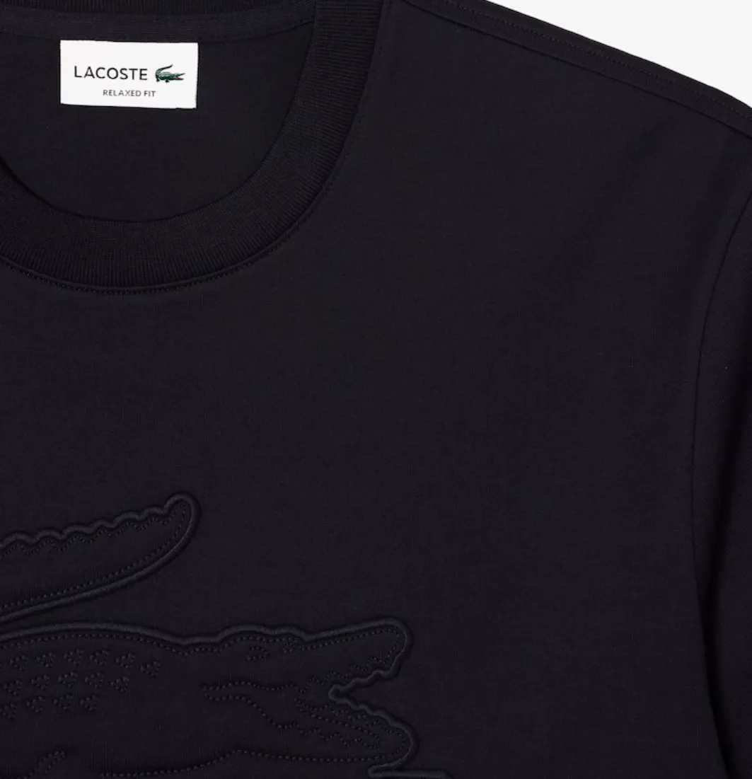 Lacoste Relaxed Fit Elevated Fleece T-Shirt