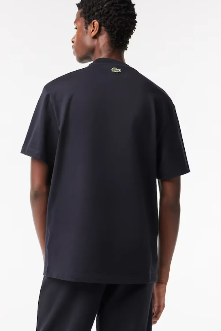 Lacoste Relaxed Fit Elevated Fleece T-Shirt