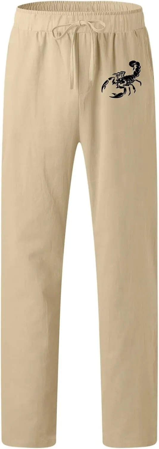 Loose Pants for Men Black Casual Pants for Men Mens Cargo Trousers Cotton Slim Fit Chinos Comfortable Pants for Men