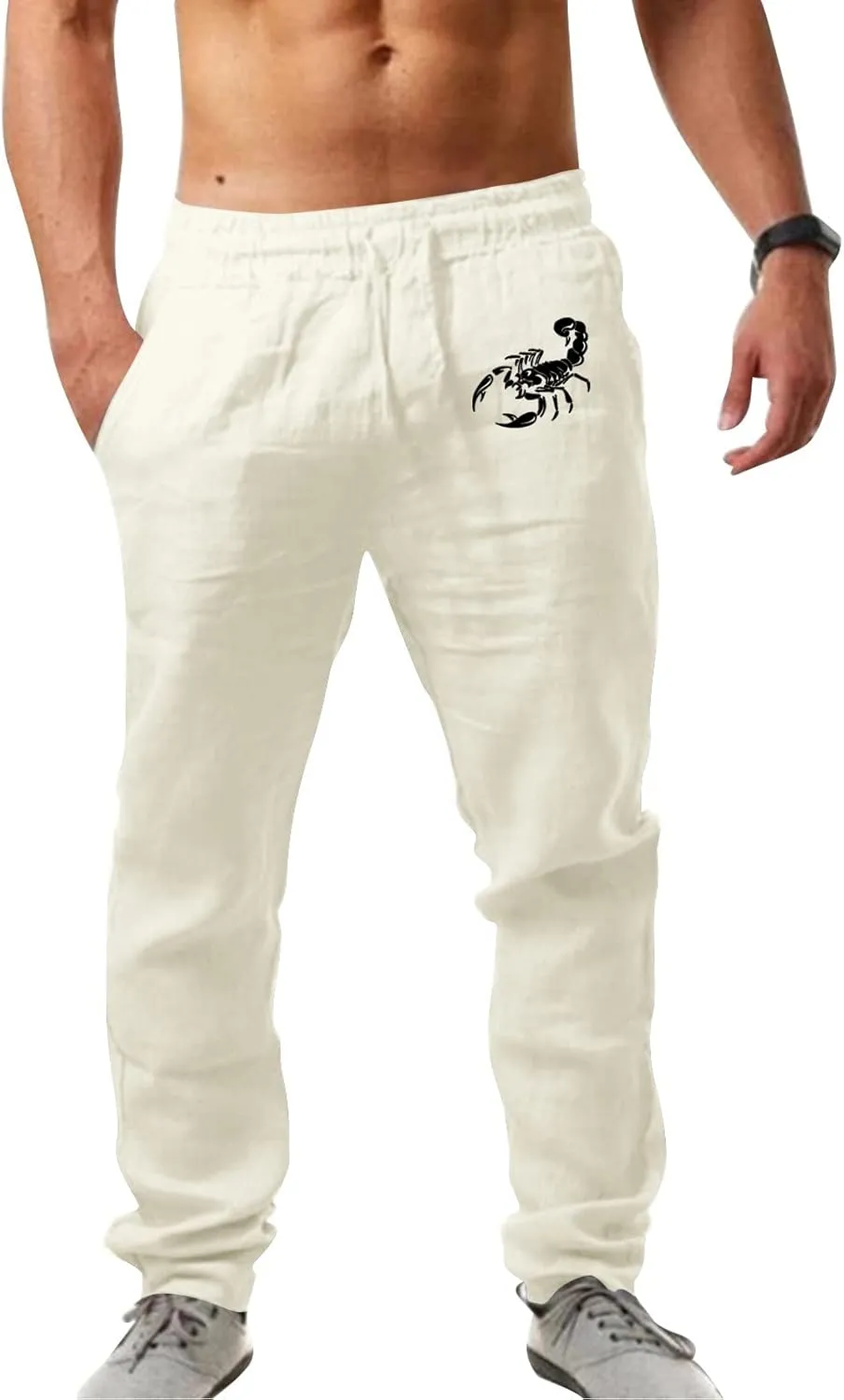 Loose Pants for Men Black Casual Pants for Men Mens Cargo Trousers Cotton Slim Fit Chinos Comfortable Pants for Men