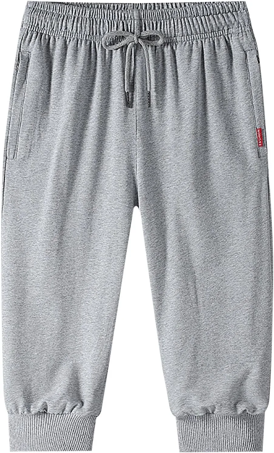 Men's Cargo Combat Work Pant Running Workout Jogger Plus Size Sweatpant Baggy Open Hem Drawstring Waist Pants
