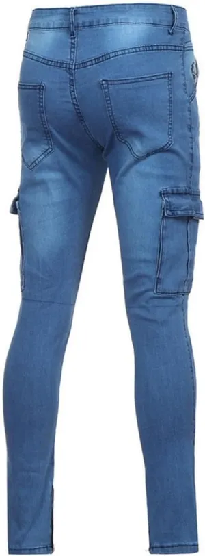 Men's Trousers Men's Summer Light Pants Men Chino Pants Slim Fit Stretch Bodycon Trousers Casual Cargo Jogging Pants