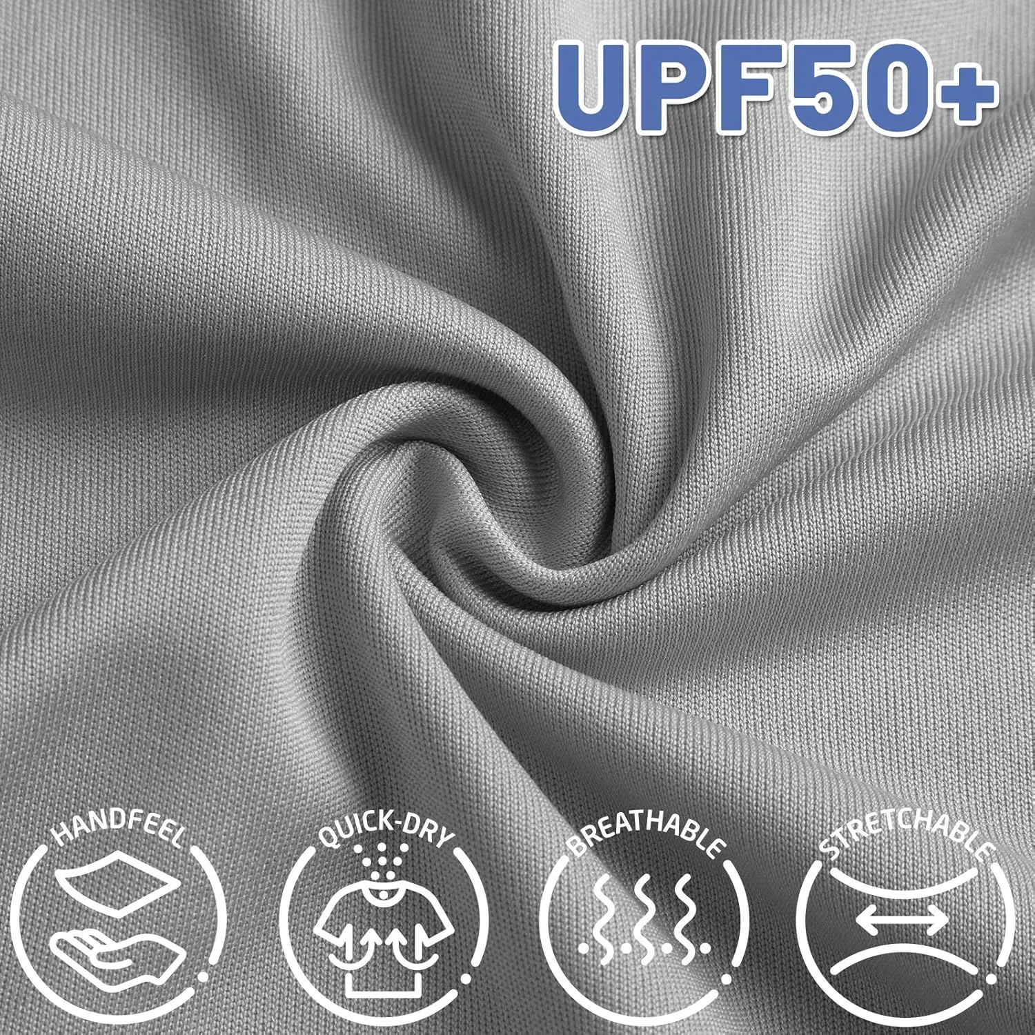 MIER Men's Workout Tank Tops UPF 50  Swim Shirts Quick Dry Running Sleeveless UV Protection Muscle Tees