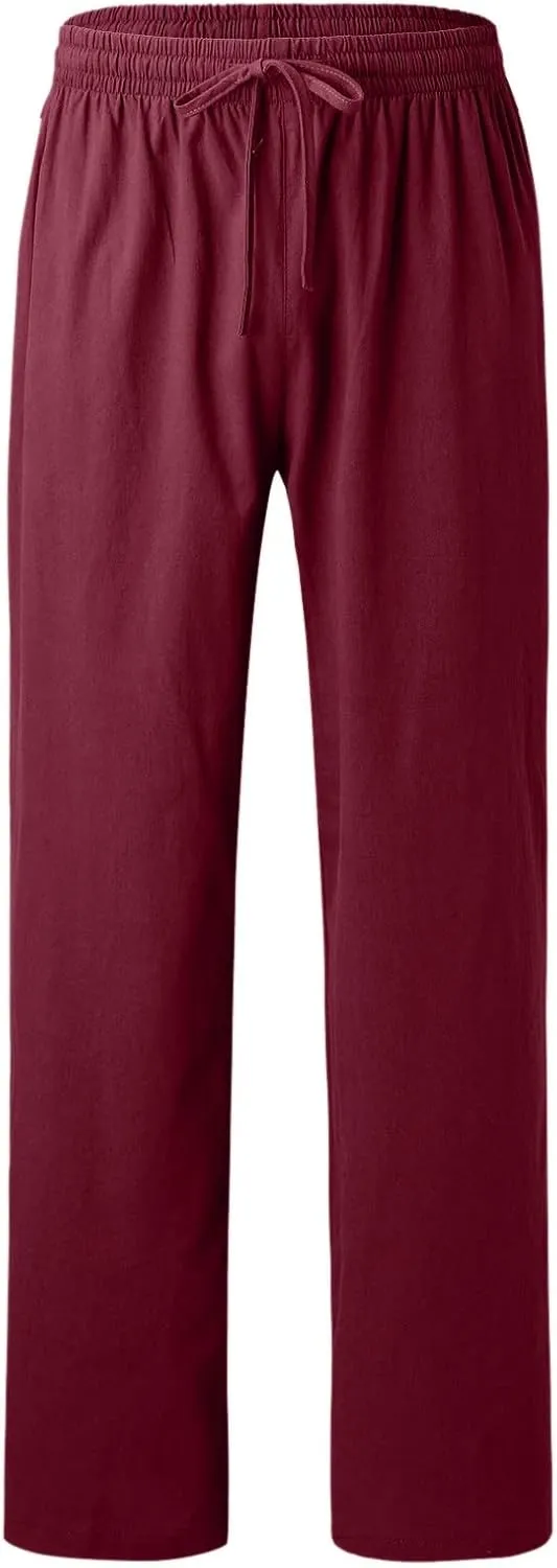 Pant Men Casual Beach Trousers Cotton Trousers Pants Men's Slim-Fit Casual Stretch Chino Pant Mens Fall Casual Pants
