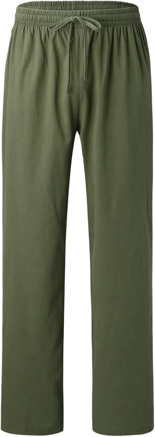 Pant Men Casual Beach Trousers Cotton Trousers Pants Men's Slim-Fit Casual Stretch Chino Pant Mens Fall Casual Pants