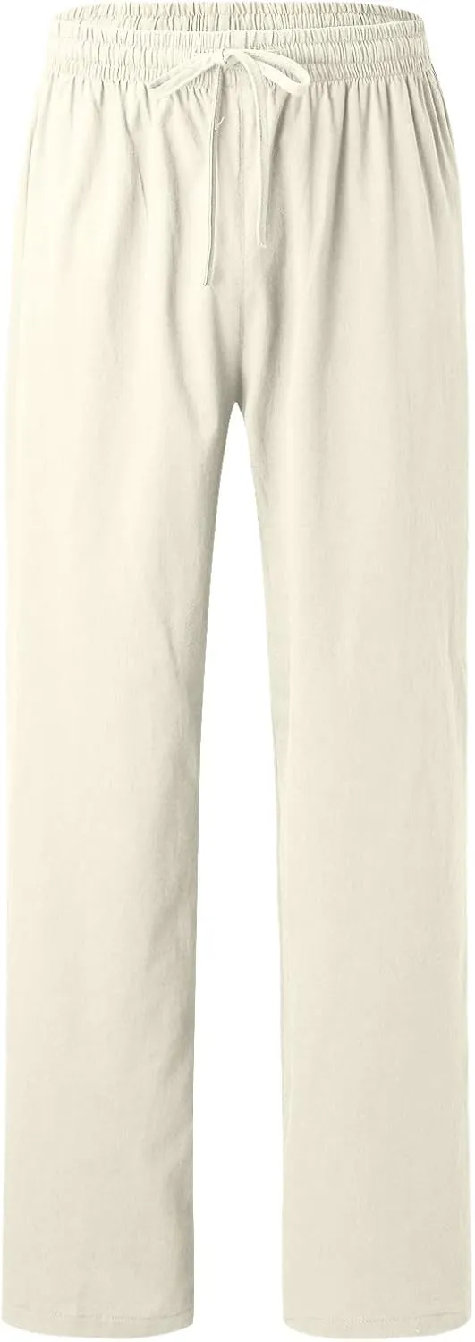 Pant Men Casual Beach Trousers Cotton Trousers Pants Men's Slim-Fit Casual Stretch Chino Pant Mens Fall Casual Pants