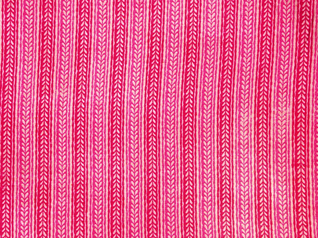 Pink Stripes Soft Cotton Muslin Fabric