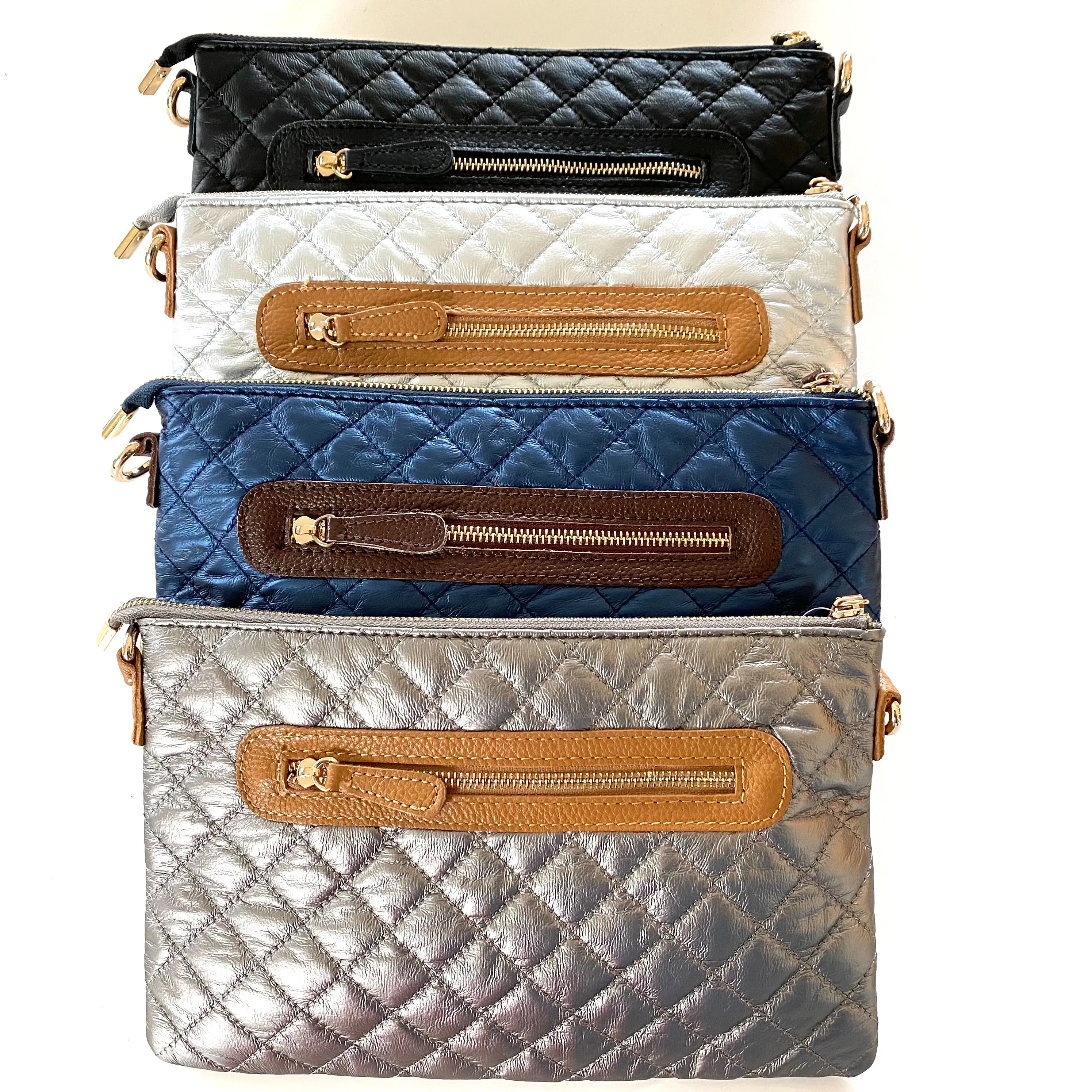 QUILTED LIGHTWEIGHT CROSSBODY WITH SHOULDER STRAP