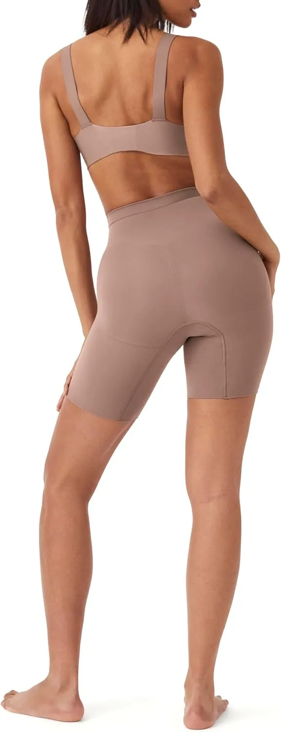 SPANXsculpt Seamless Power Mid-Thigh Short - Core Shapewear - Lightweight, All-Day Shaping & Support - No Panty Lines