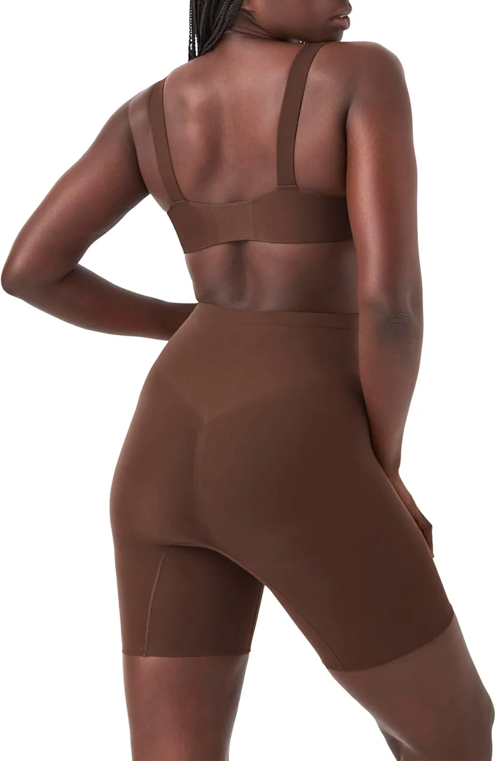 SPANXsculpt Seamless Power Mid-Thigh Short - Core Shapewear - Lightweight, All-Day Shaping & Support - No Panty Lines
