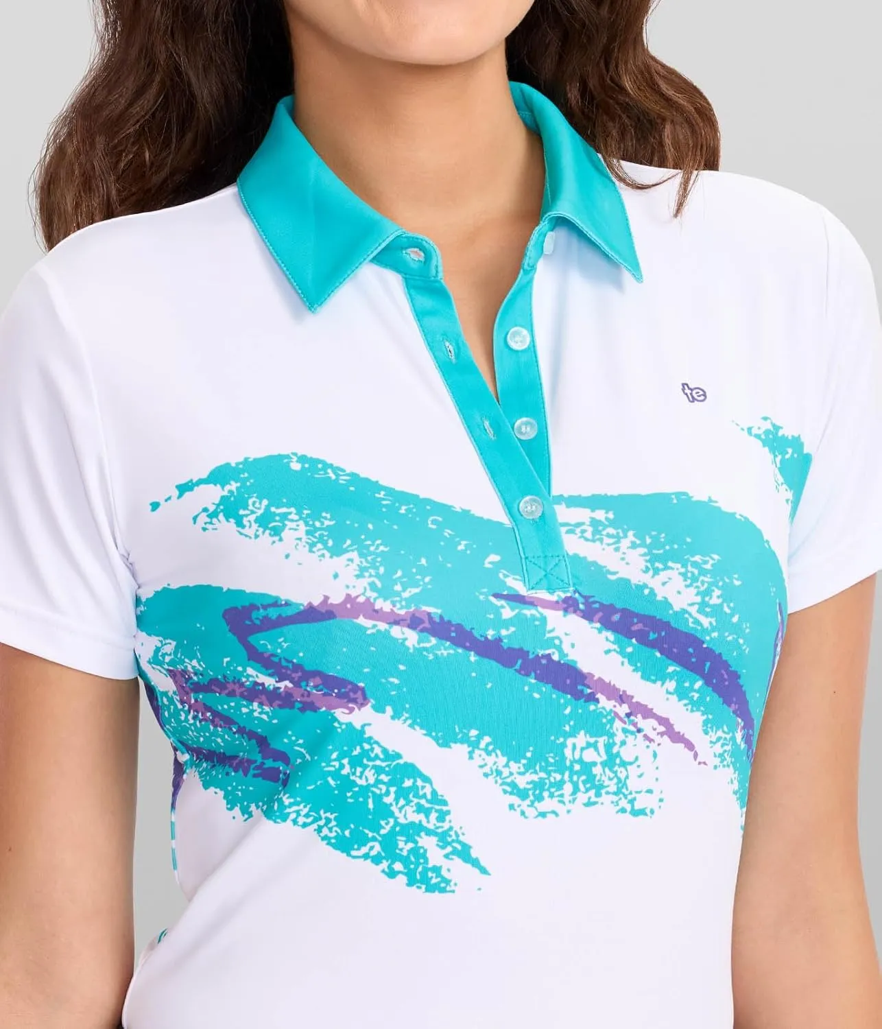 Tipsy Elves Quick Dry Women's Golf Shirt - Short Sleeve Tennis Shirts for Women - Cute Pickleball Outfits