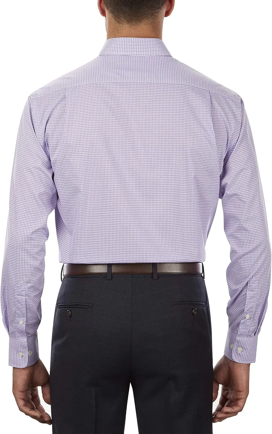 Tommy Hilfiger Men's Regular Fit Non Iron Gingham Dress Shirt - Amazon Exclusive