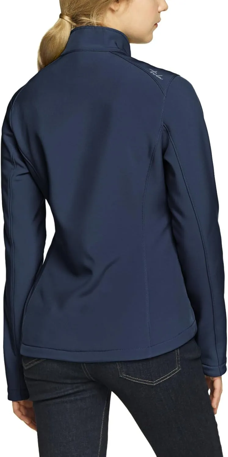 TSLA Women's Full-Zip Waterproof Softshell Jacket, Micro Fleece Jacket, Wind Proof Lightweight Jackets