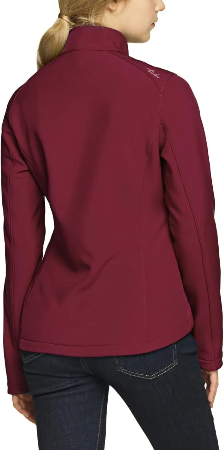 TSLA Women's Full-Zip Waterproof Softshell Jacket, Micro Fleece Jacket, Wind Proof Lightweight Jackets