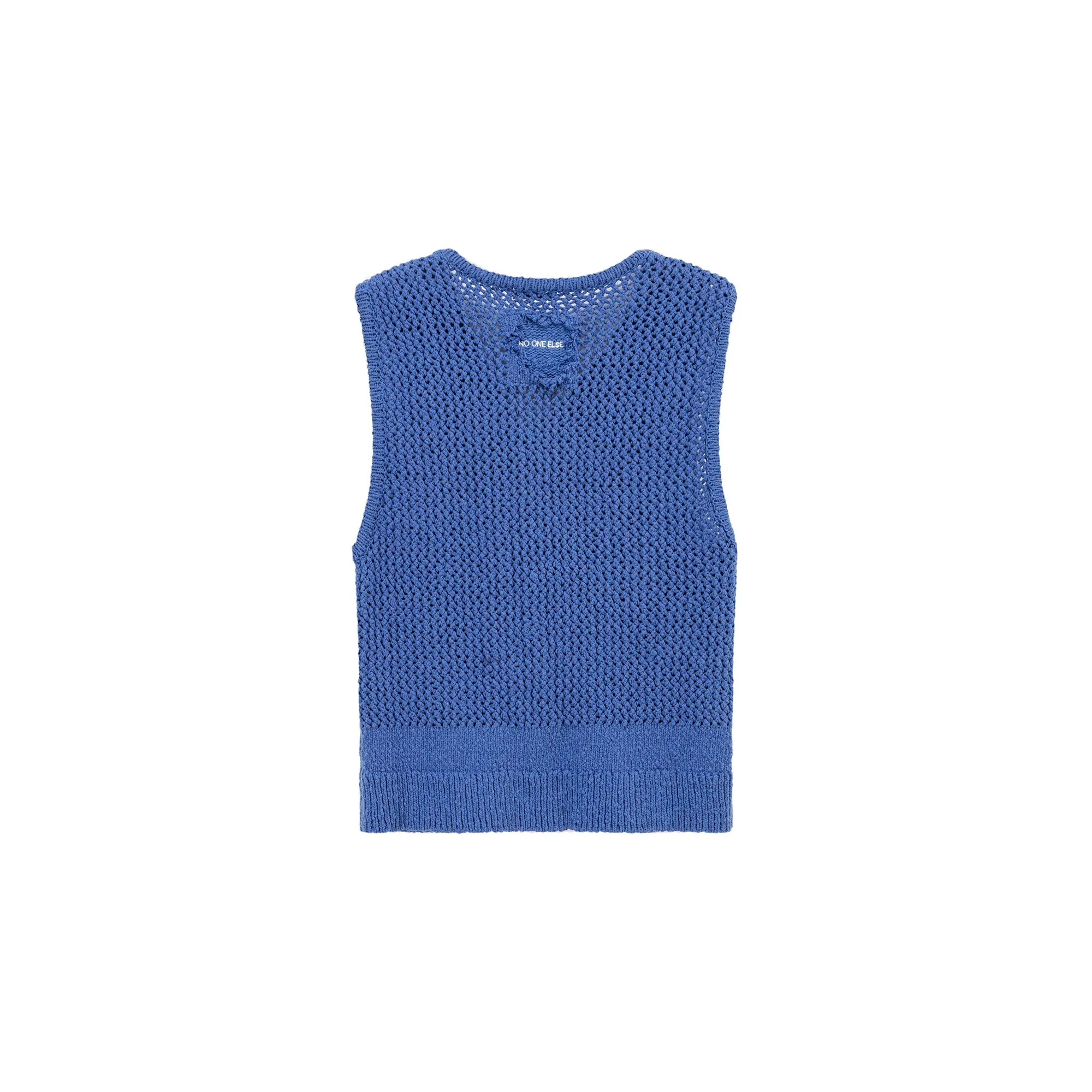V-Neck Button Knit Vest