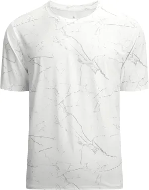 WARHORSEE Mesh Workout T Shirts for Men Breathable Quick Dry Athletic Moisture Wicking Short Sleeve Crew Neck Tees Men