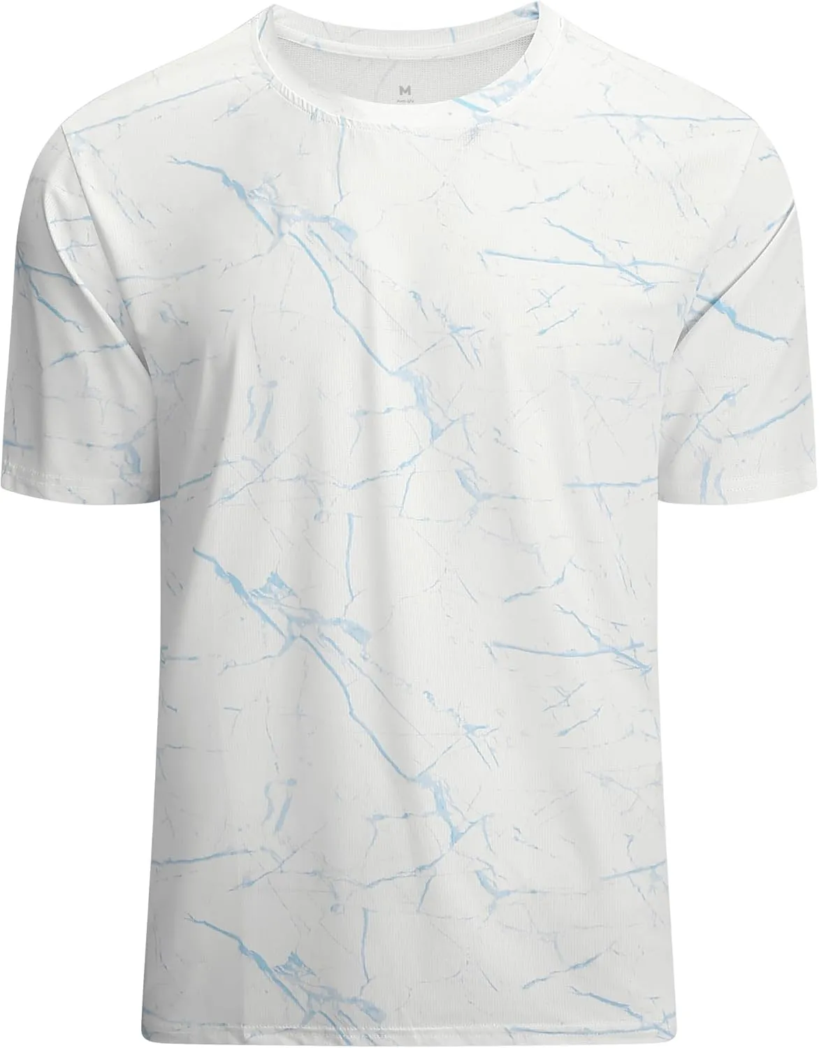 WARHORSEE Mesh Workout T Shirts for Men Breathable Quick Dry Athletic Moisture Wicking Short Sleeve Crew Neck Tees Men