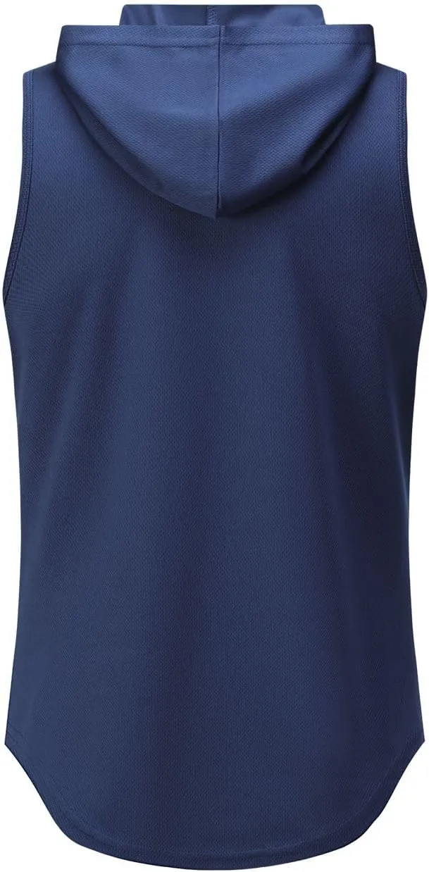 Women's Activewear Tank Tops Workout Sleeveless Hooded Tanks Camis Quickly Dry Gym Running Yoga Active Shirts Tees