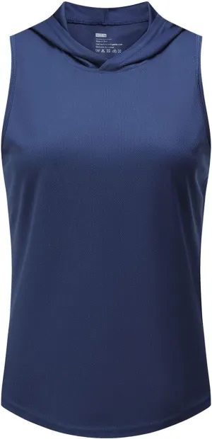 Women's Activewear Tank Tops Workout Sleeveless Hooded Tanks Camis Quickly Dry Gym Running Yoga Active Shirts Tees