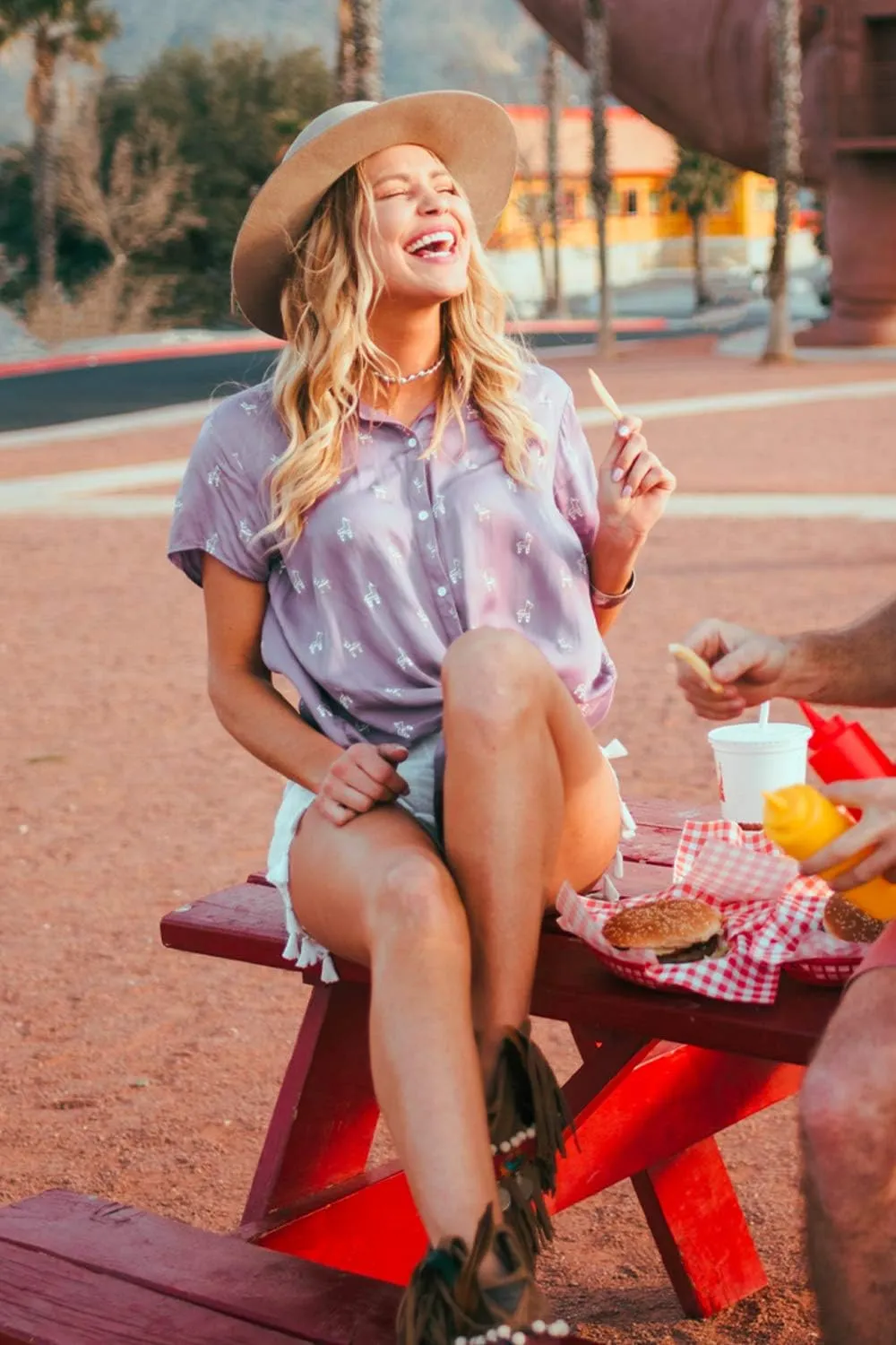 Women's Summer Tie Shirts - Patterned Tie Summer Shirts for Women