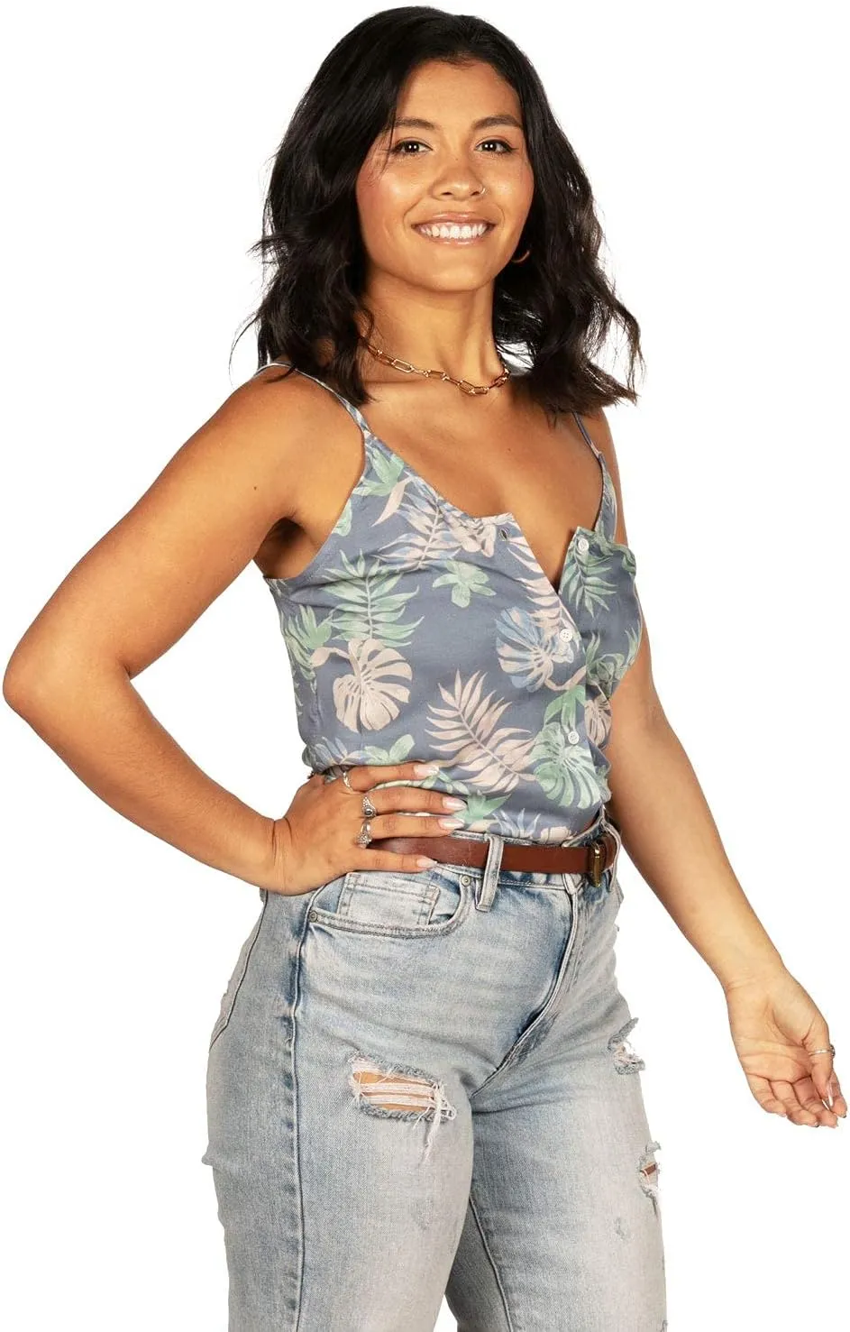 Women's Summer Tie Shirts - Patterned Tie Summer Shirts for Women